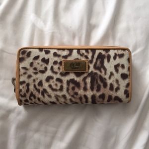 Leopard print Gigi Hill wallet