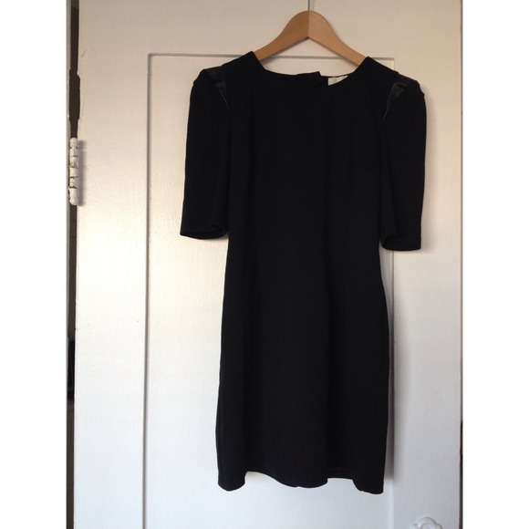 ANGL Backless Black Dress
