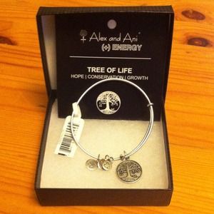Alex and Ani Tree of Life silver bracelet