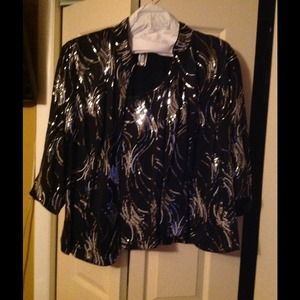 2 Piece Sequin Jacket and Top