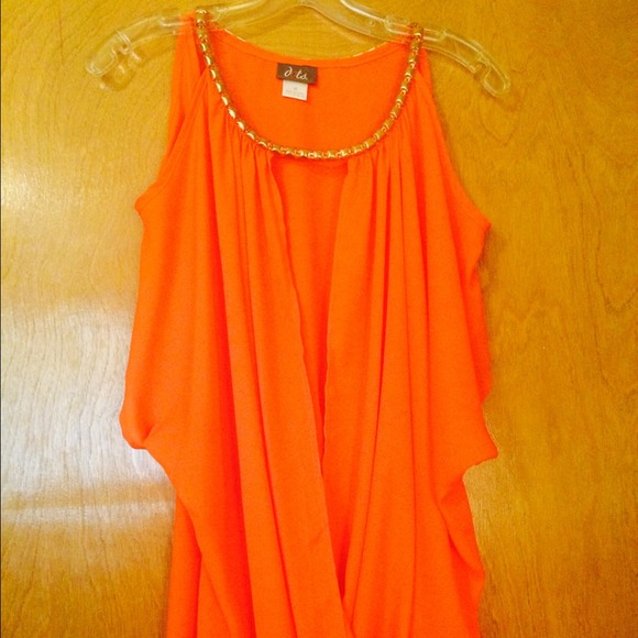 Free flowing open front blouse