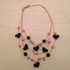 Betsey Johnson Heart Necklace
