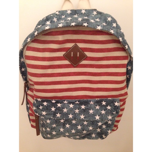 Bundle: backpack and denim shirt