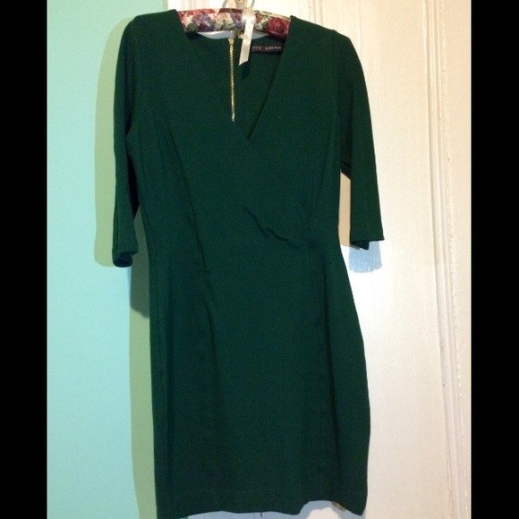 Zara bodycon wrap dress