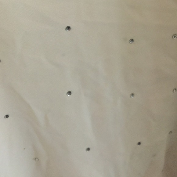 White Top with Rhinestones - Picture 2 of 2