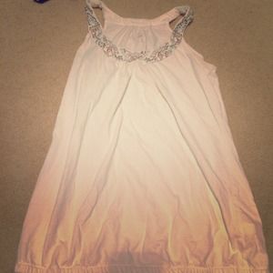 White tank with nice boarder collar