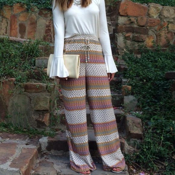 wide leg pants // hippie pants✌️