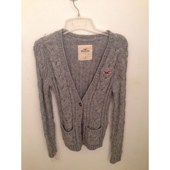 Hollister Thick, Gray Cardigan