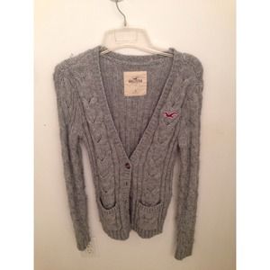 Hollister Thick, Gray Cardigan