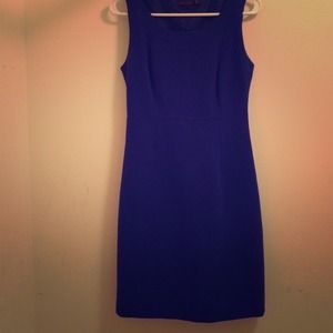 The Limited shift dress! Royal blue