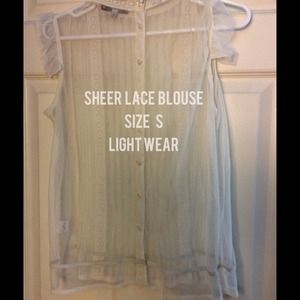 Sheer Lace Blouse