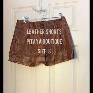 Leather Shorts