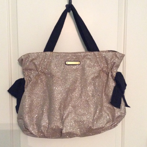Juicy Couture Gold Glitter Daydreamer Purse