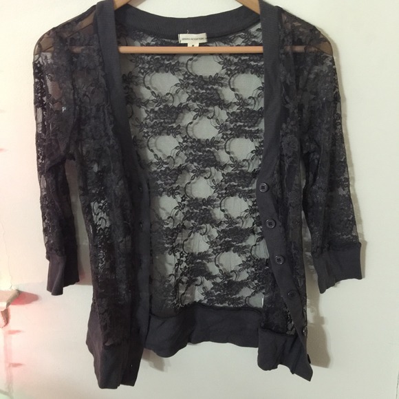 Lace Button-Up Top - Picture 1 of 1