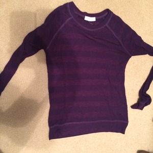 Dark purple stripped long sleeve