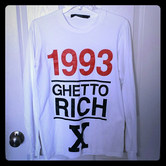 JOYRICH 1993 GHETTO RICH X LONG SLEEVE TEE - Picture 1 of 3