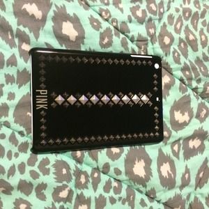 Black studded iPad mini case