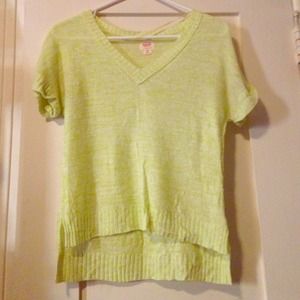 •Lime green top•