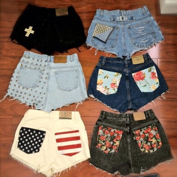 High waisted shorts. - Picture 2 of 2