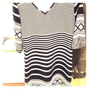 Black and white dress