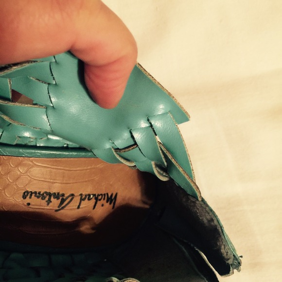 Michael Antonio turquoise heels - Picture 4 of 4