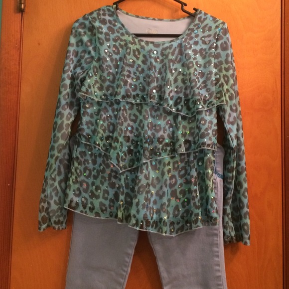 Girls Justice outfit. Size 14. Like new!!