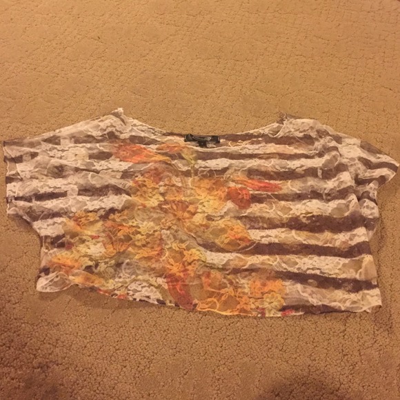 Beautiful lace crop top!