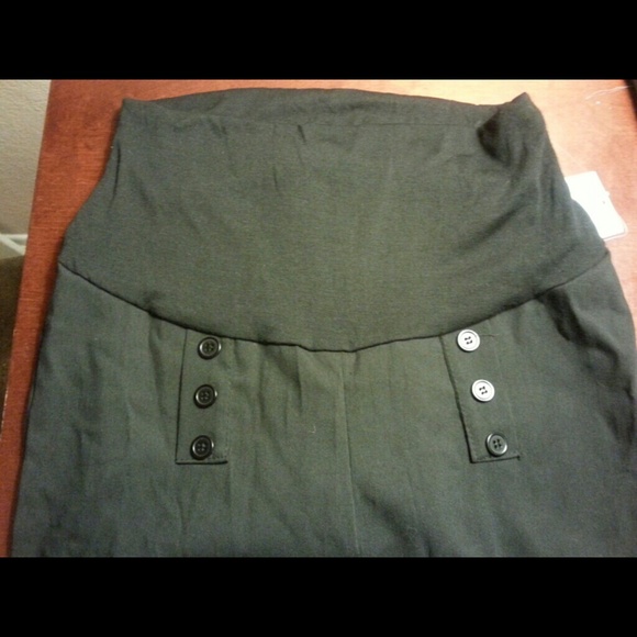 Black Maternity slacks