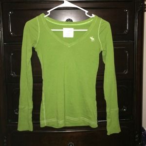 Green long sleeve shirt