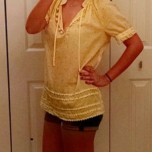 Yellow Juicy Couture Blouse