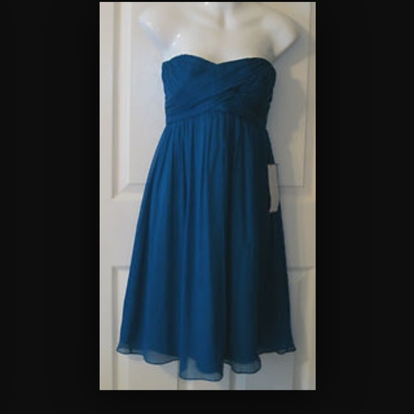 Jcrew silk chiffon bridesmaid dress