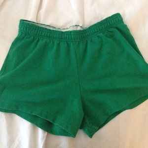 Green American Apparel Cotton Shorts