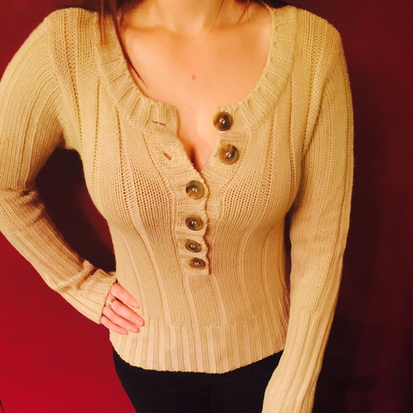Cream sweater