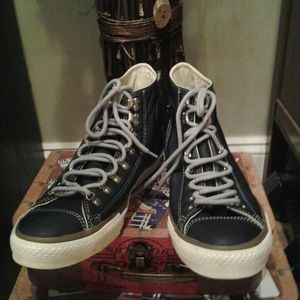 Leather converse all star boot sneaker