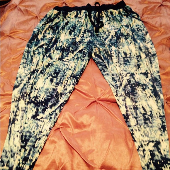 Silky jogger pants