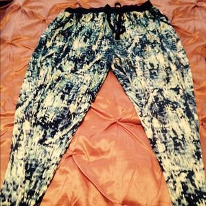 Silky jogger pants