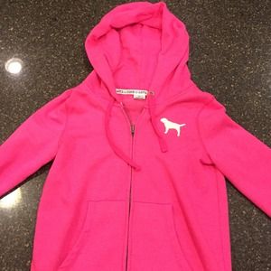 Pink Hooded Sweatshirt