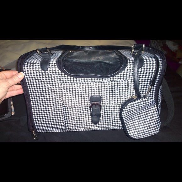 Houndstooth Cat Carrier