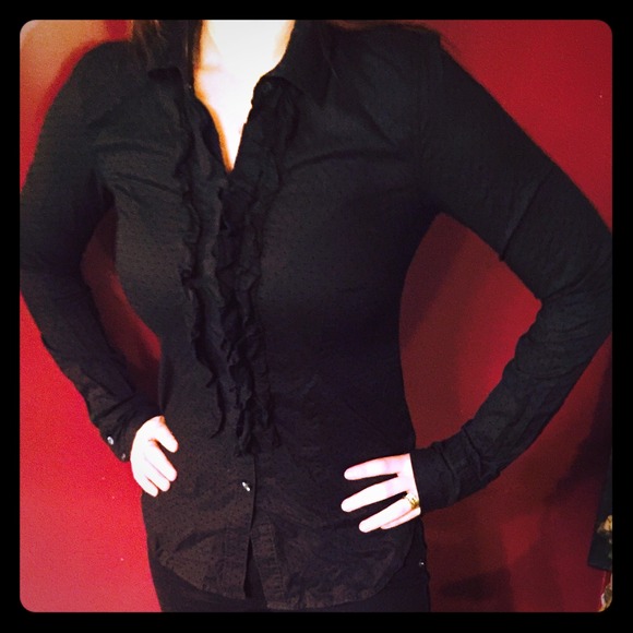 Button up black dress shirt - Picture 1 of 1