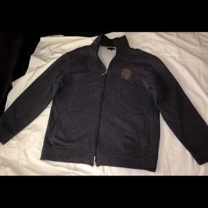 Grey Burberry sweater. Size extra large mens