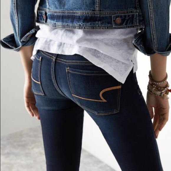 American Eagle Outfitters Denim - LIKE NEW dark wash AE skinny - 2 short