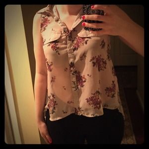 Flowy flower shirt