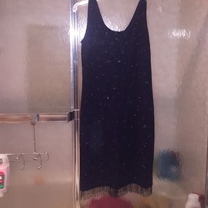 Sparkly blue dress