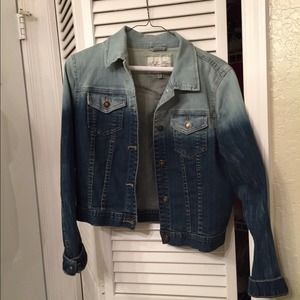 Ombré Jean jacket