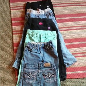 Girls Pants (Quantity 6) sold as lot