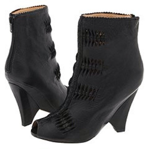 Sam Edelman KROSBY peep-toe booties.