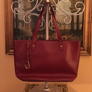 Newbury Leather classic tote.