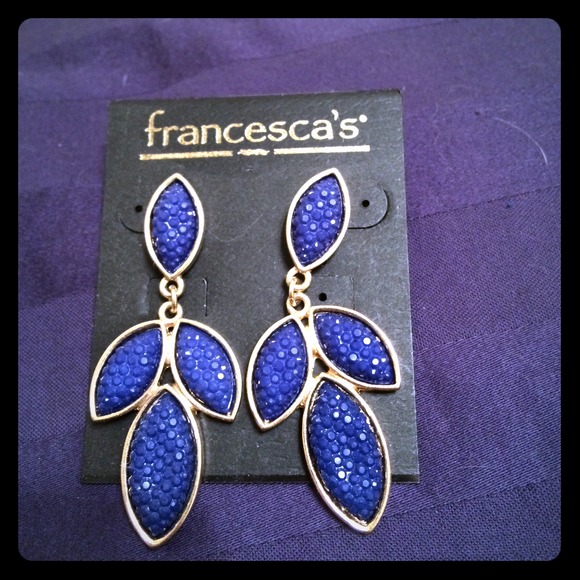 Francesca's Collections Accessories - Blue Francesca earrings