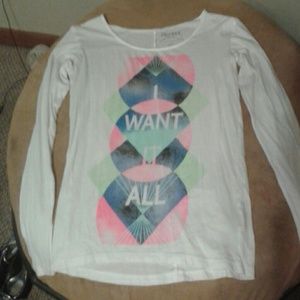 Juniors degree long sleeve shirt