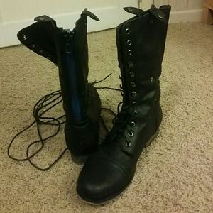 Madden Girl combat boots 8.5
